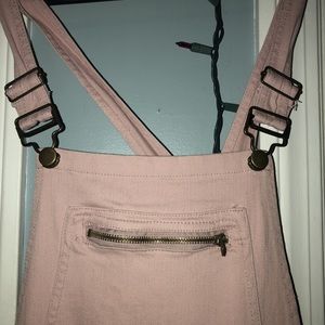 PASTEL PINK OVERALLS